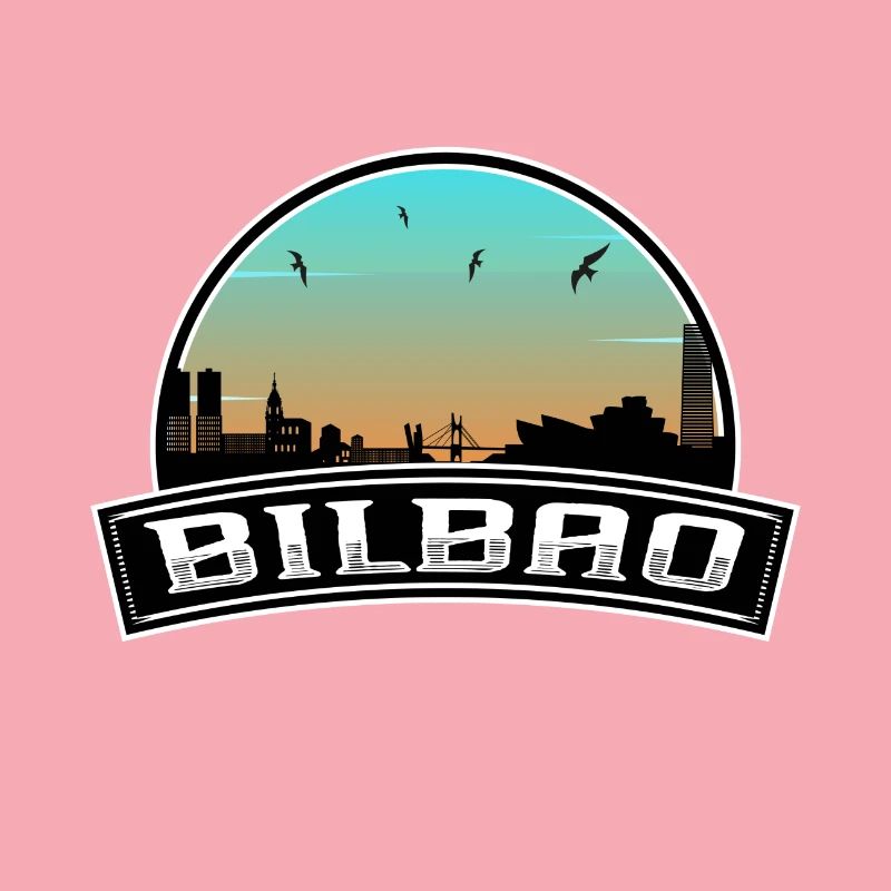 Bilbao Spanien Skyline Spanisches Souvenir