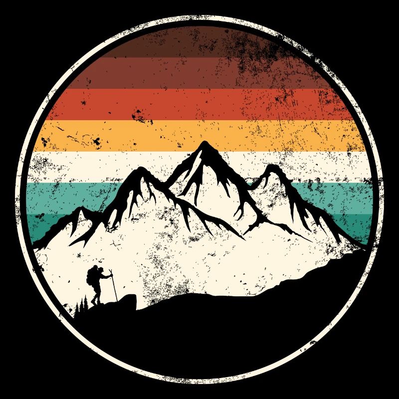 Rond du sentier Retro Peak