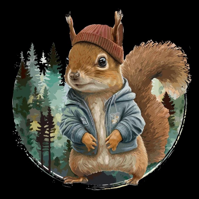 Écureuil mignon