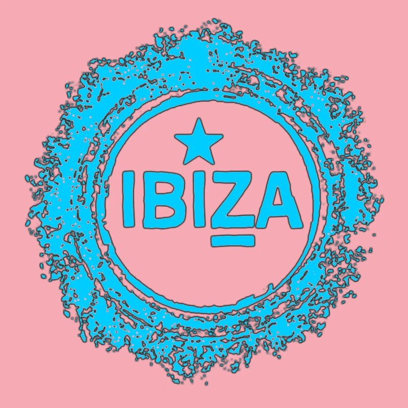 Conception de l’eau d’Ibiza avec étoile