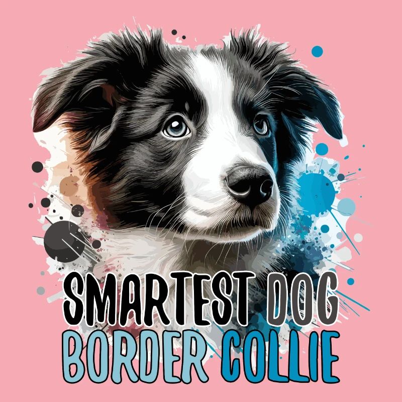 Border Collie chiot le plus intelligent chien cadeau
