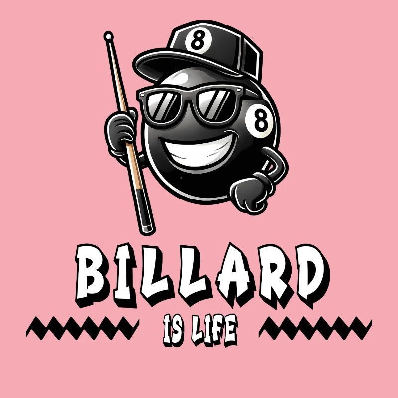 Billiards, c’est la vie - Conception cool à 8 boules