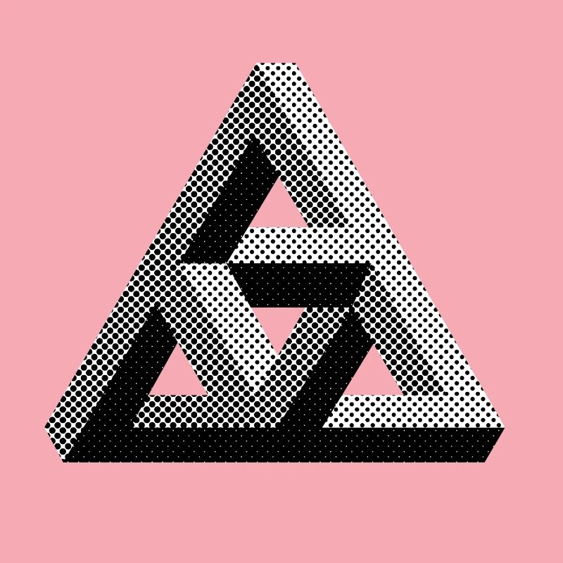 Illusions d’optique Design Triangle