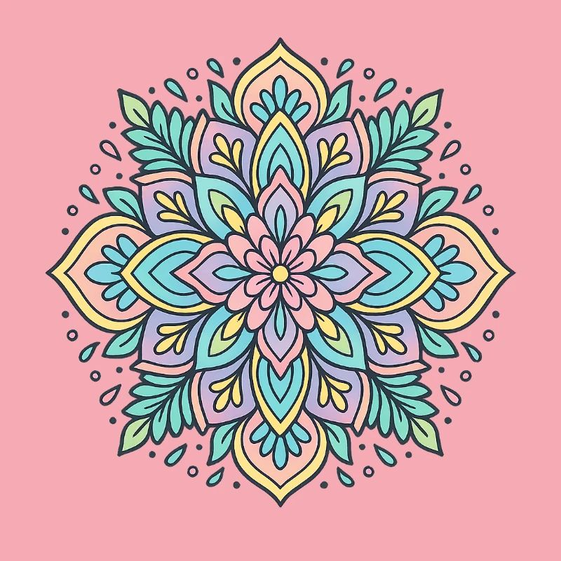 Mandala de fleurs