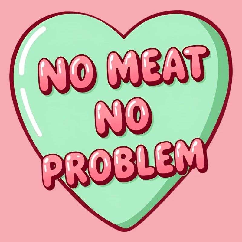Mint Bubble Herz – No Meat No Problem