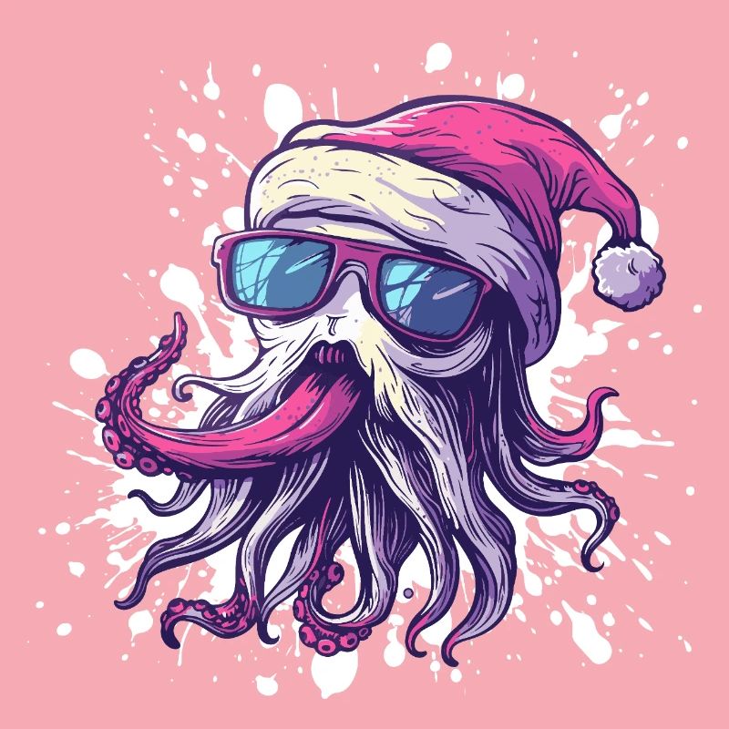 Méduse Noël drôle