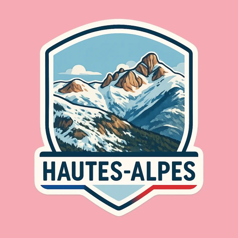 Blauer Alpen-Schild