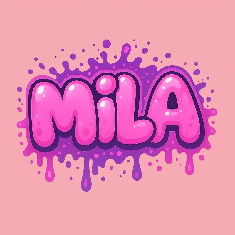 Graffiti MILA Name Gift Ideal Printable On