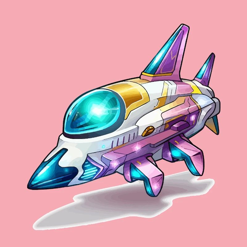 Comet Flight Spacefighter Neon