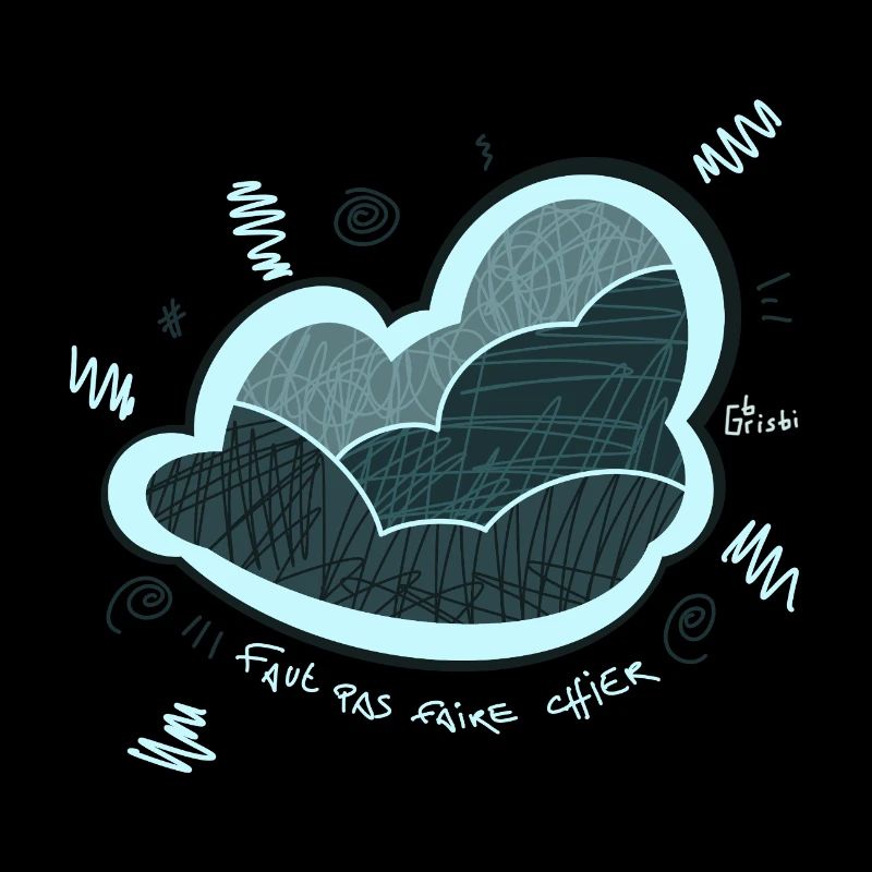 Cloud, emotion, angry