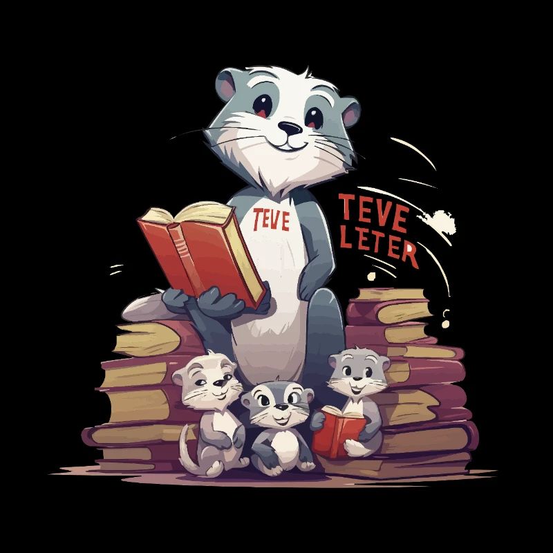 Learning beaver with books