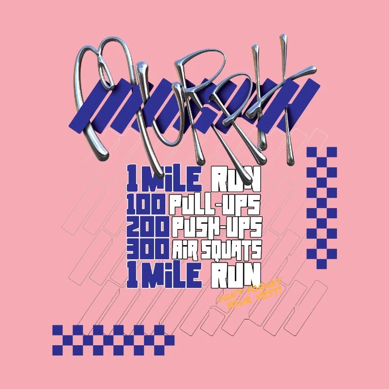 Version graphique légère Murph Hero WOD CrossTraining