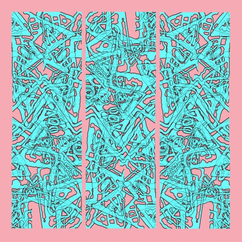 Triptyque du Chaos Turquoise