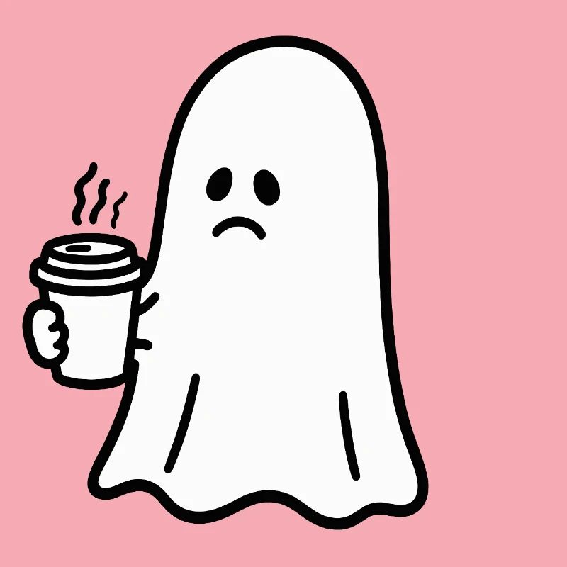 Geist Kaffee Halloween Süßes oder Saures