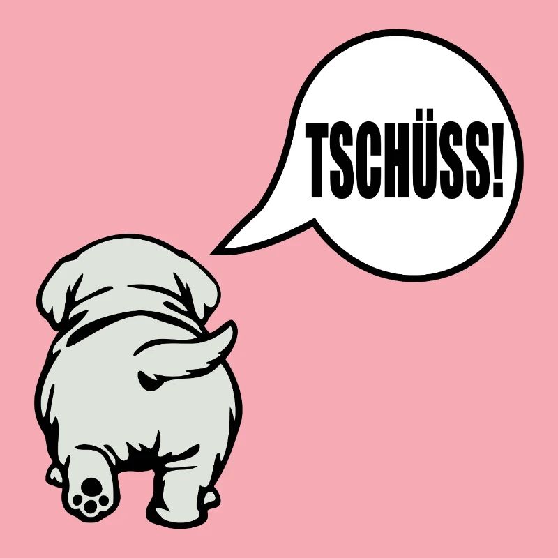 Hunde Abschied Tschüss