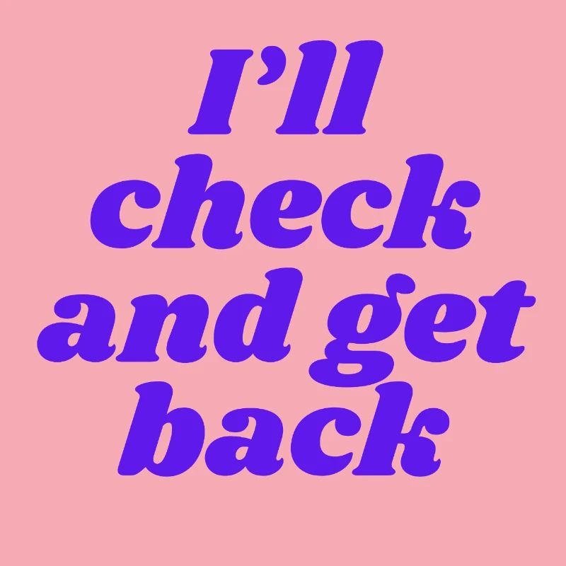 I'll check and get back