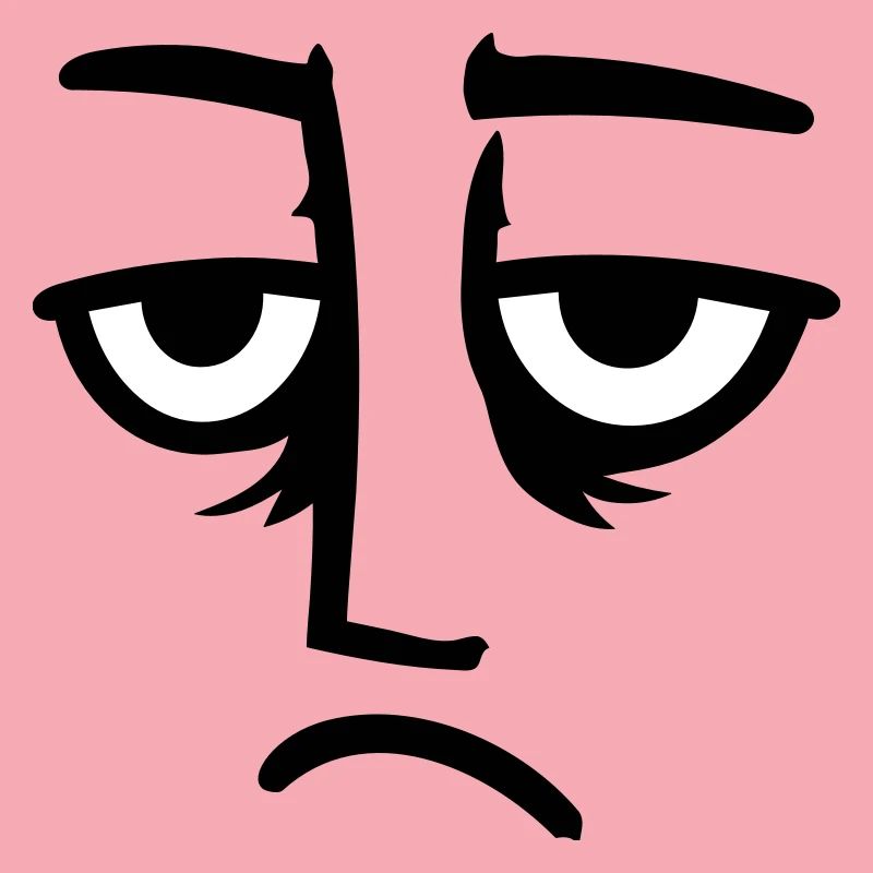 Grumpy sad disappointed face funny