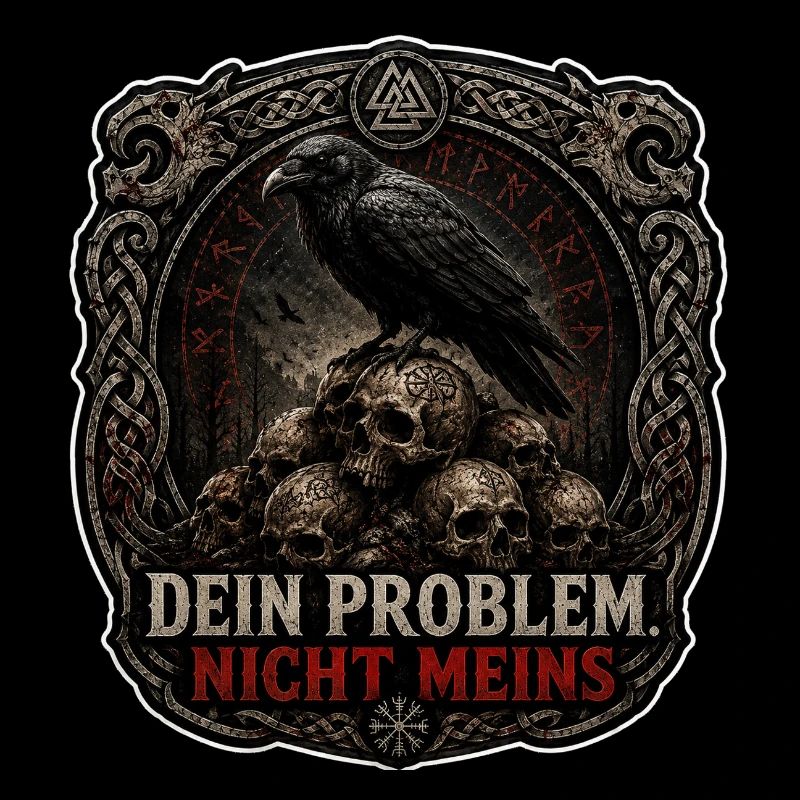 Dein Problem Nicht Meins Gothic Patch