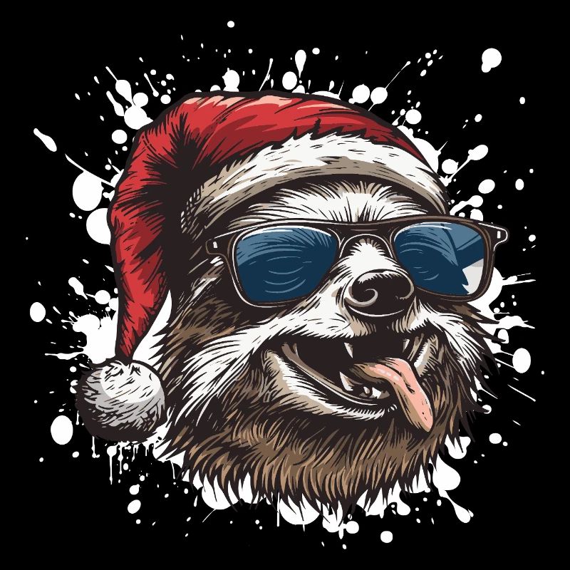 Sloth Christmas Funny