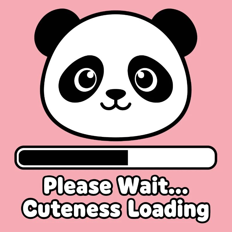 Panda Loading Screen Soft Toy