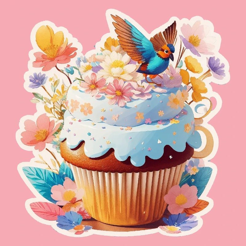 Cupcake Bird