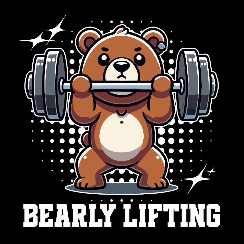 Bearly Lifting – Fun Teddy Workout Design