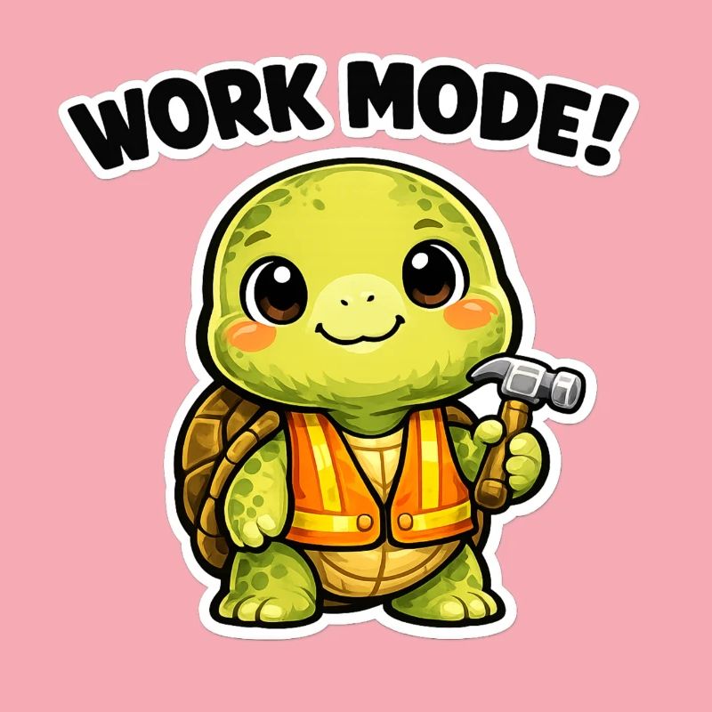 Héros de construction de la Tortue en mode Working