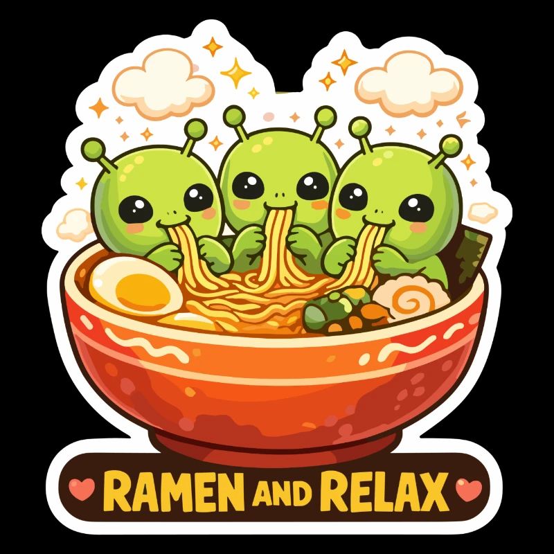 Ramen and Relax Aliens