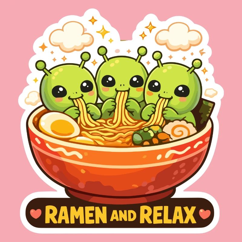 Ramen et Aliens Relax
