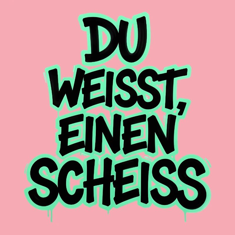 Du weißt, einen Scheiß Graffiti