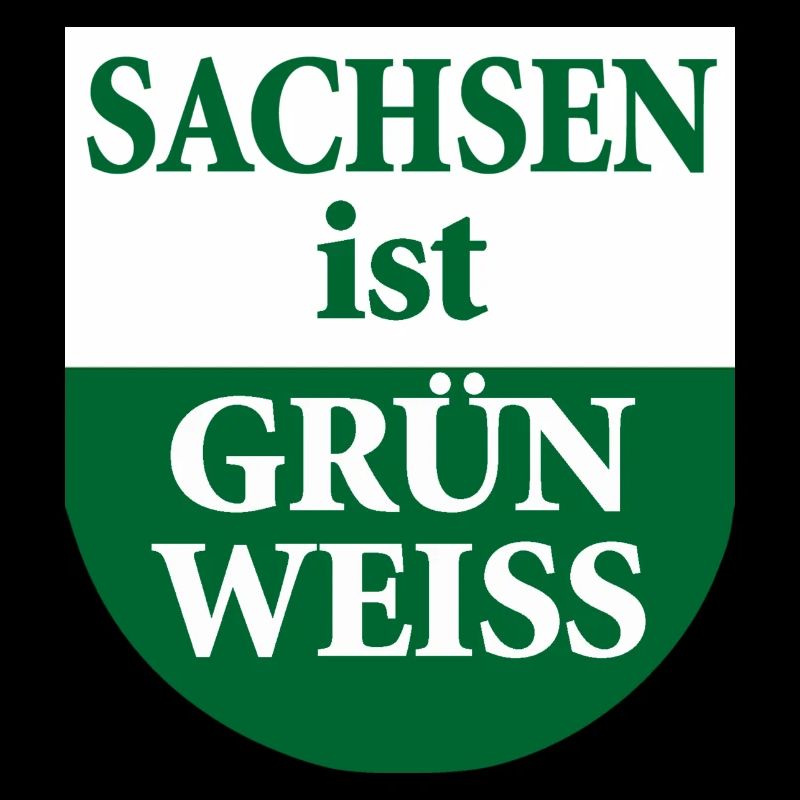 La Saxe est un drapeau vert blanc de l’État
