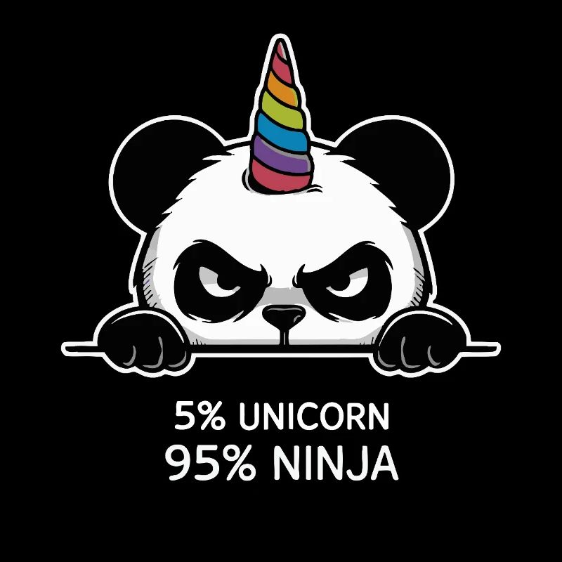 Diction du ninja licorne panda