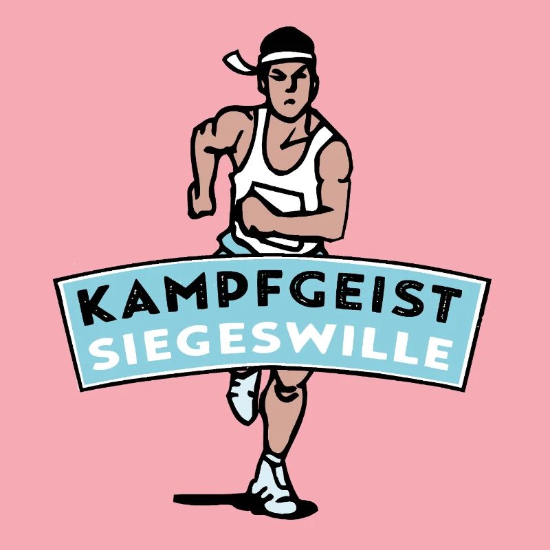 Kampfgeist Siegeswille - Marathonläufer