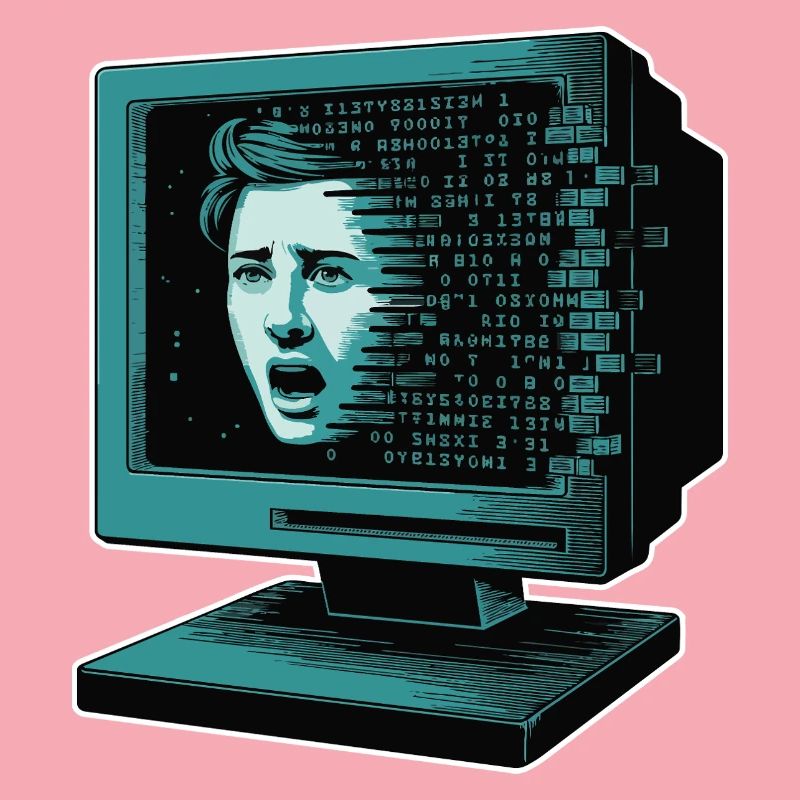 IA rétroglitch Retroglitch Computer Terror