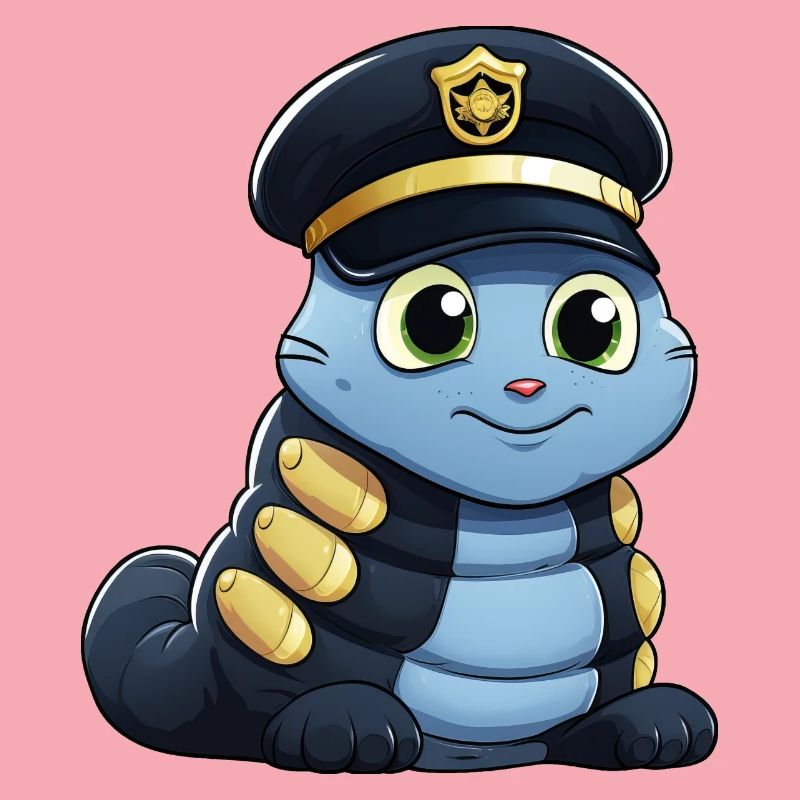 Polizei Raupe