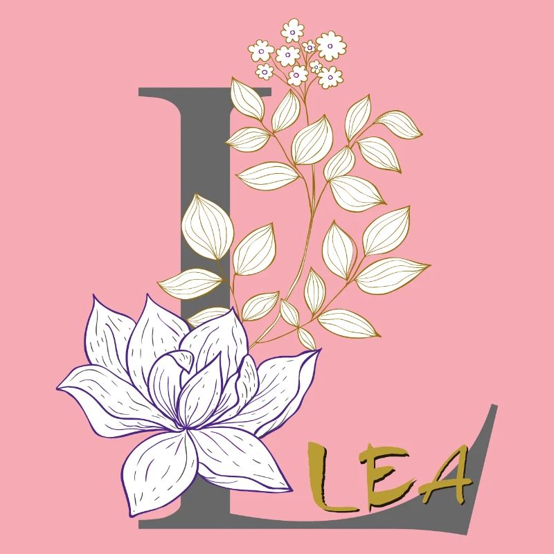 Lettre L Initiale Lea