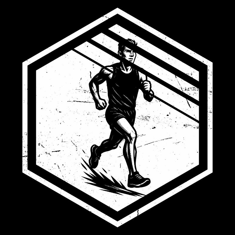 Modern Running Artwork