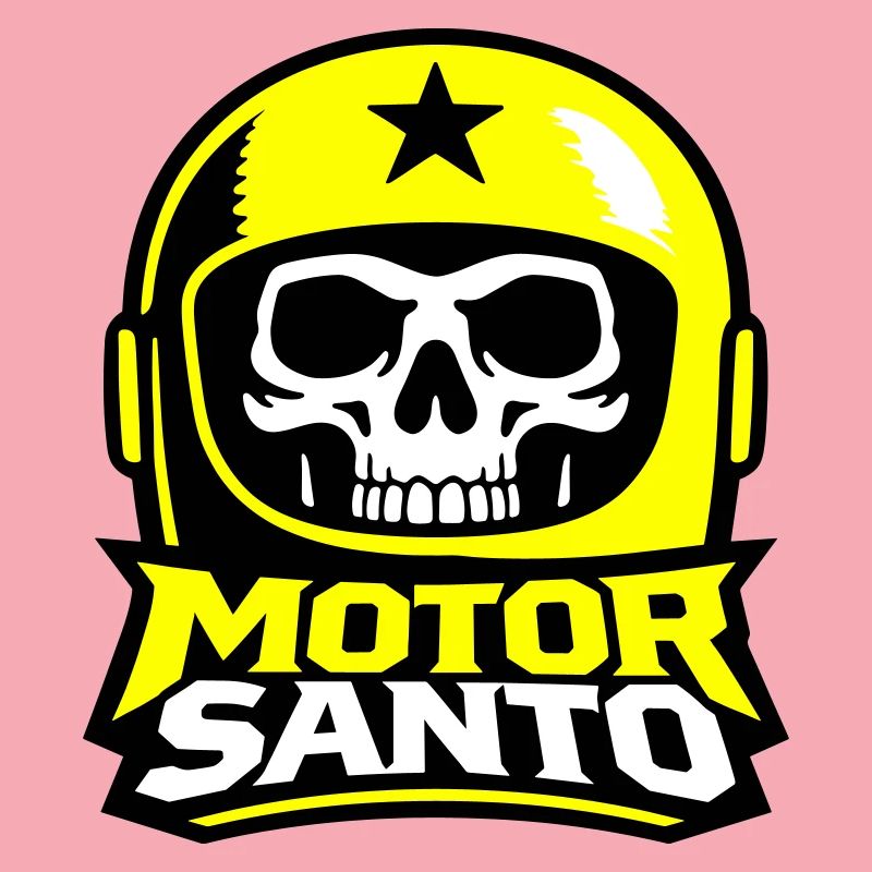 Motor Santo Schädel Logo