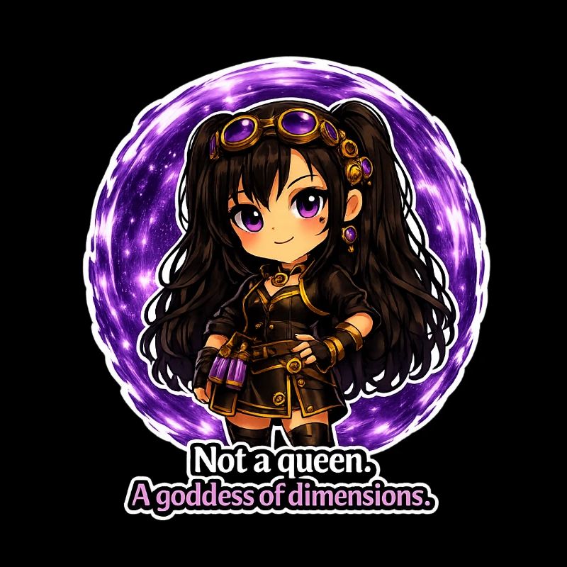 Déesse des Dimensions Lune – Steampunk Chibi