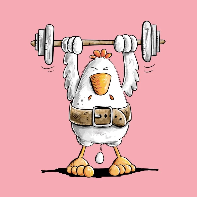 Strong Chicken I Workout I Weight Training