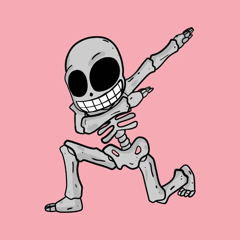 Dabbing de squelette