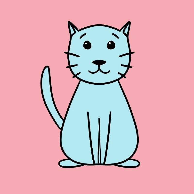 chat mignon simple