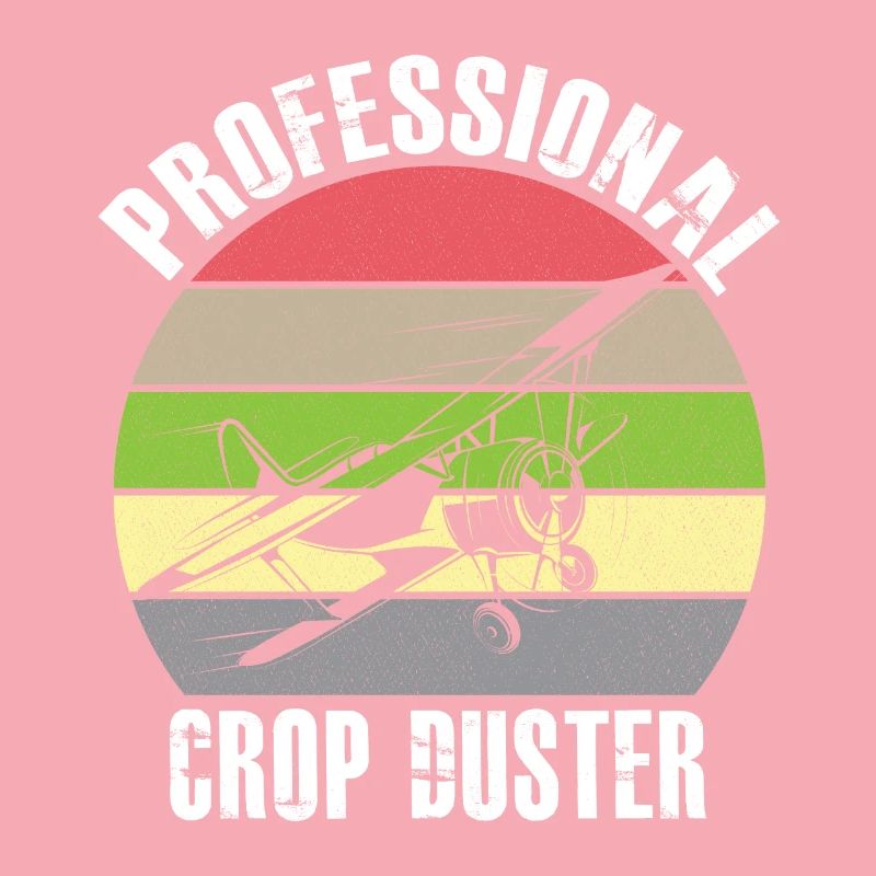 Crop Dusting in Progress Crop Dusting Duster Plane