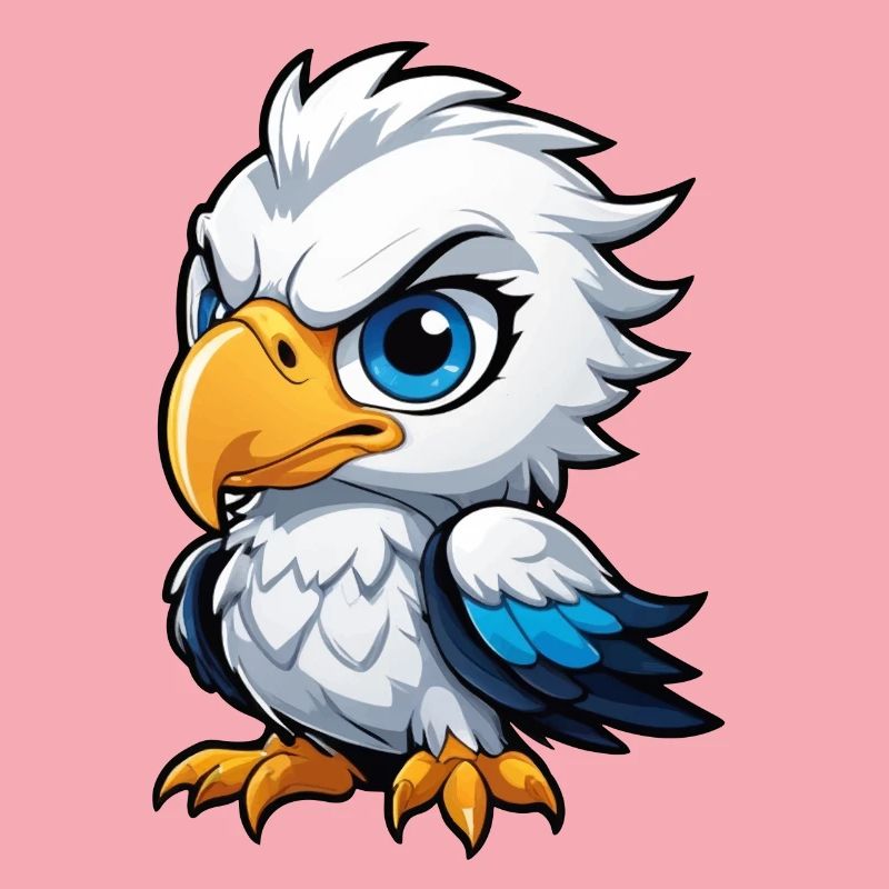 Poussin aigle effronté