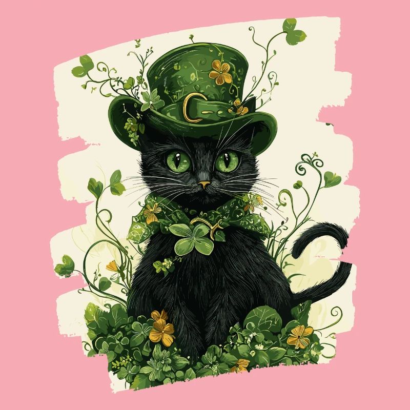 St Patricks day Katze