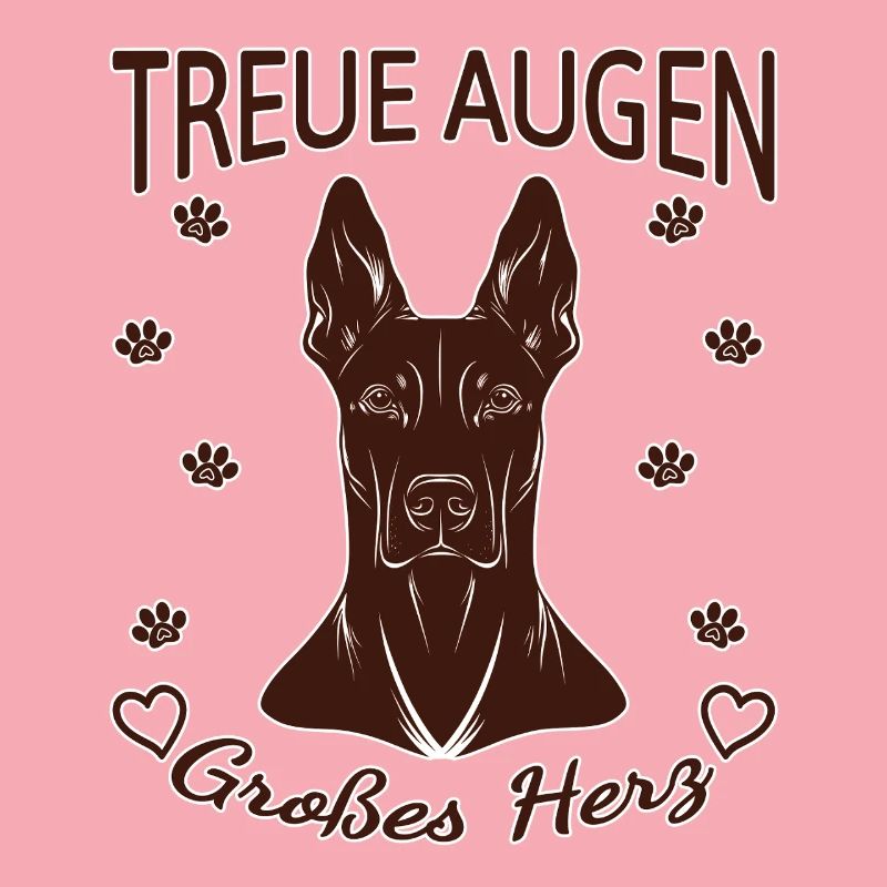 Dobermann Design – Herz & Treue Rust