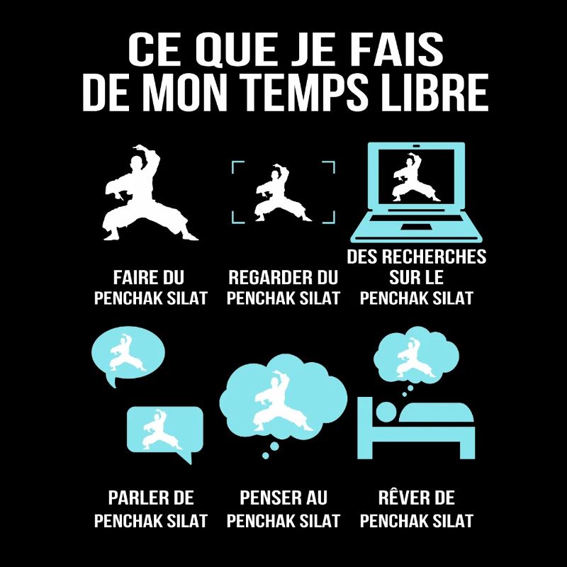 Ce que je fais de mon temps libre Pencak Silat