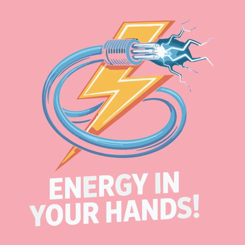 Elektrischer Strom Blitz Design