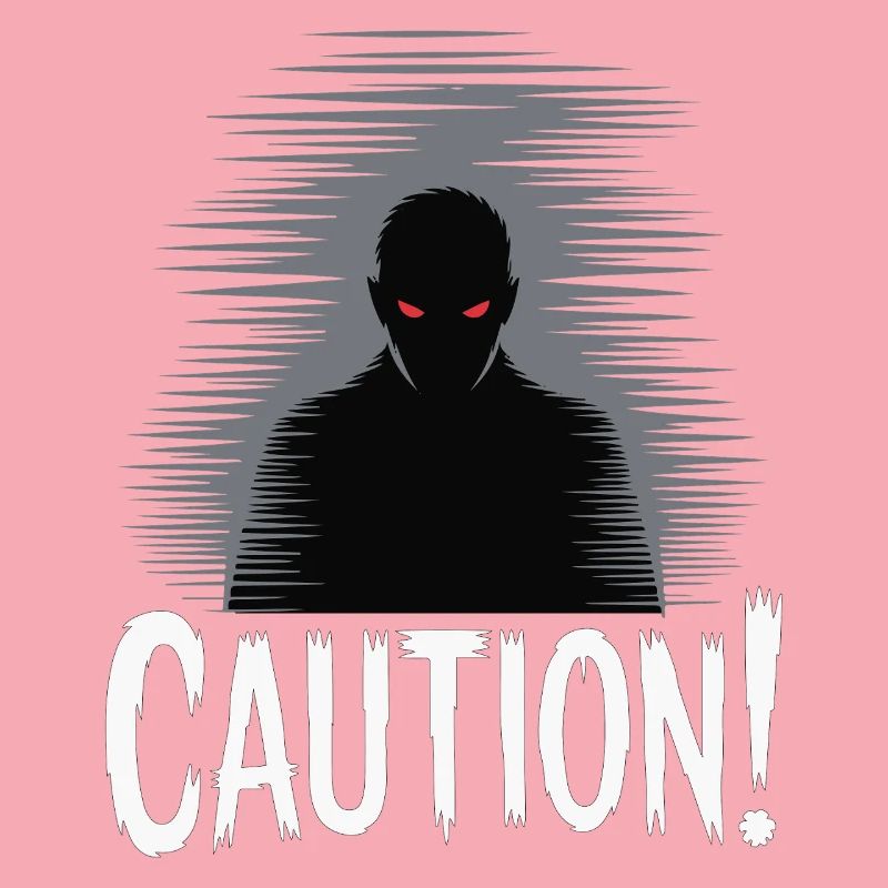 Dark Shadow Caution Graphic