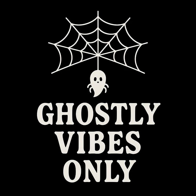 Geistlicher Spinnenweb-Print mit Geist